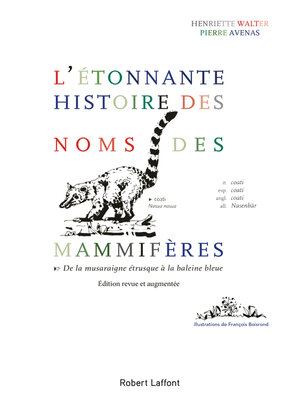 cover image of L'Étonnante histoire des noms des mammifères